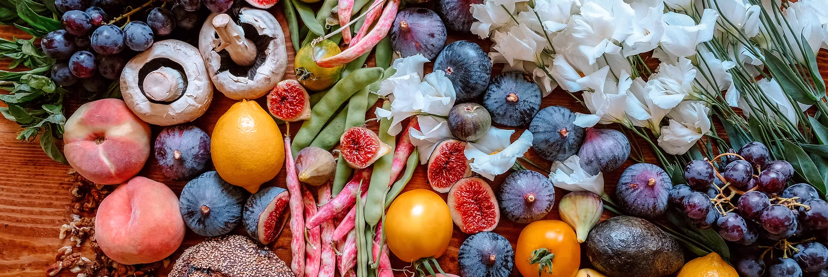 Fresh seasonal fruit and vegetables